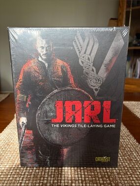 Jarl Viking Tile-Laying Board Game by Catalyst — Red & Black